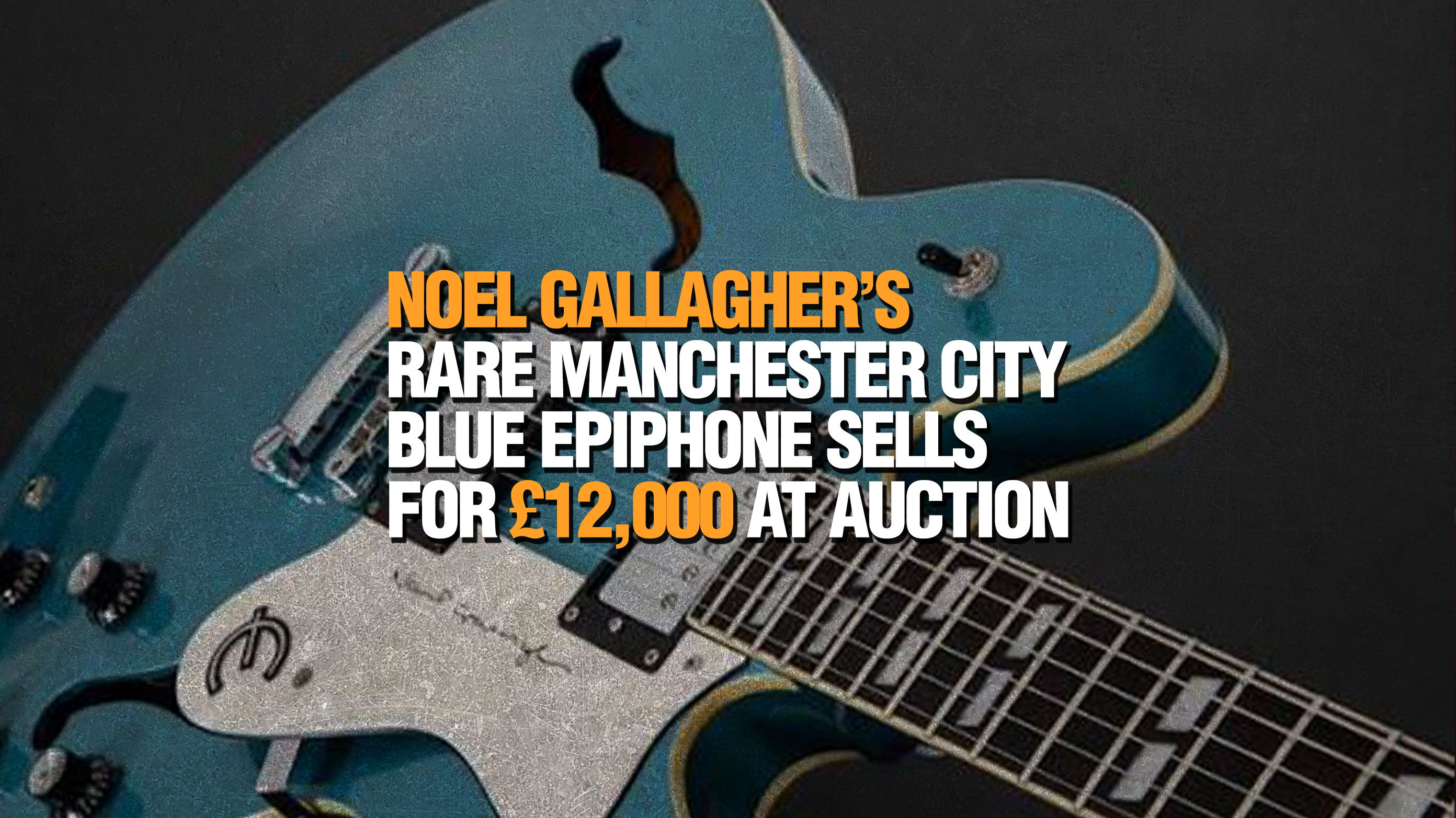 Noel Gallagher’s Rare Epiphone Sells for £12,000 at Auction