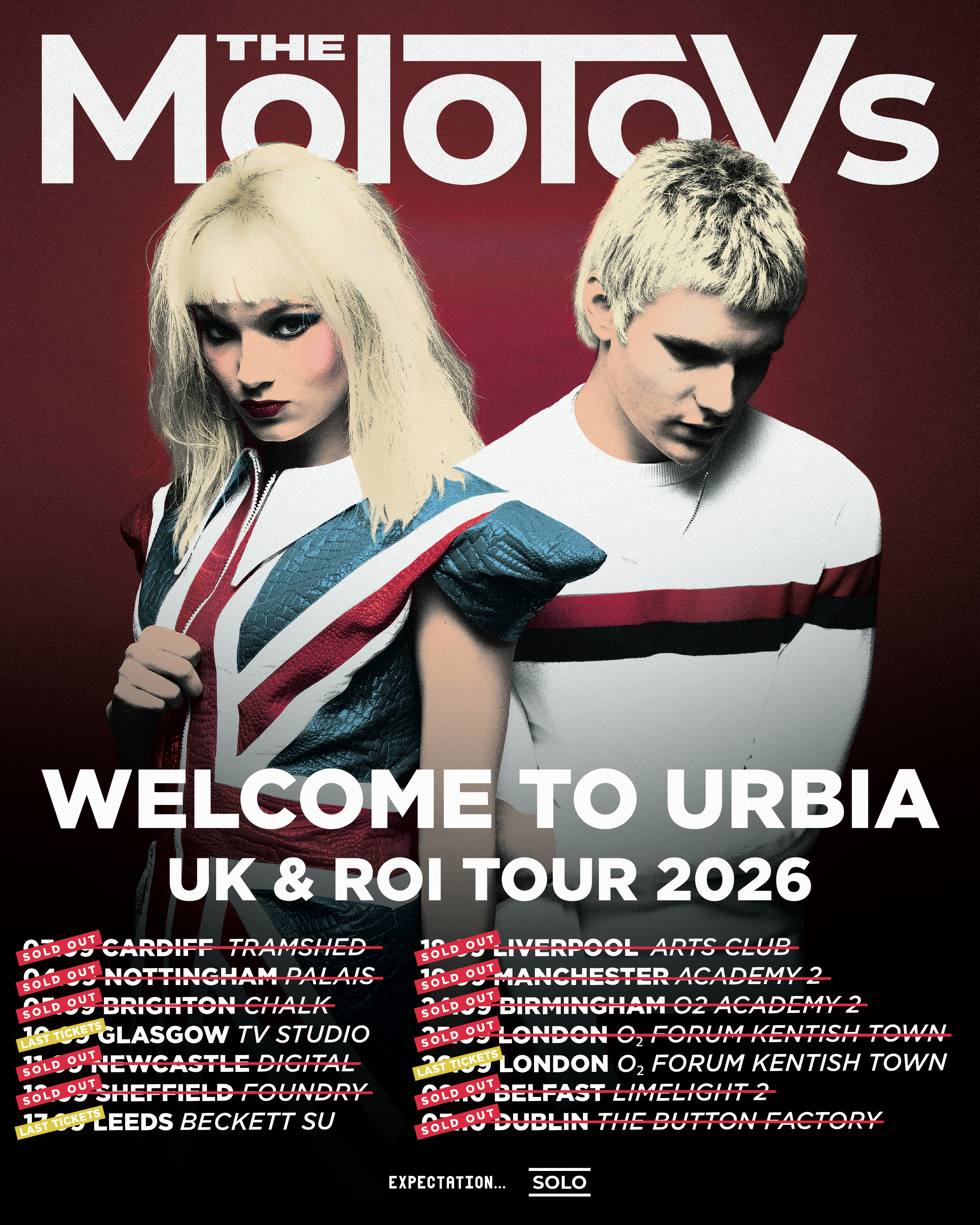Molotovs Welcome to Urbia Tour Dates