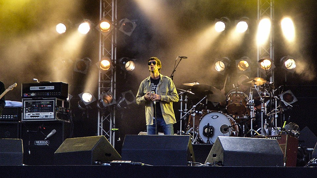 Singer Richard Ashcroft of the Verve at Pinkpop 2008